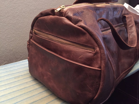 Leather Duffle Bag