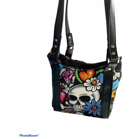 Miss Parker Concealed Carry Skull Fabric