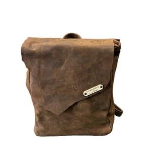 Handcrafted All-Leather Concealed Carry Backpack Small