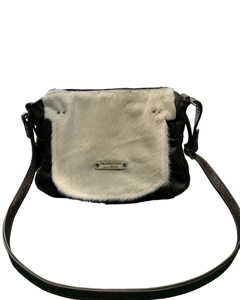 Leather Black & White Hair-ON Brightstone