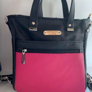 Leather April Conceal Carry Backpack/Handbag