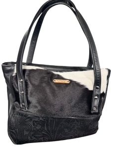 Leather Hair-On Concealed Carry Everyday Tote