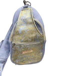 Leather and Designer Leather Retro Sling Backpack
