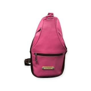 Leather Retro Sling Backpack