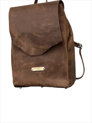 Handcrafted All-Leather Concealed Carry Backpack Large