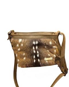 Axis Deer and Leather Alina Crossbody Concealed Carry Bag